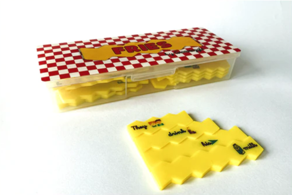 Crea oraciones con patatas fritas (Fries) - Grammazzle