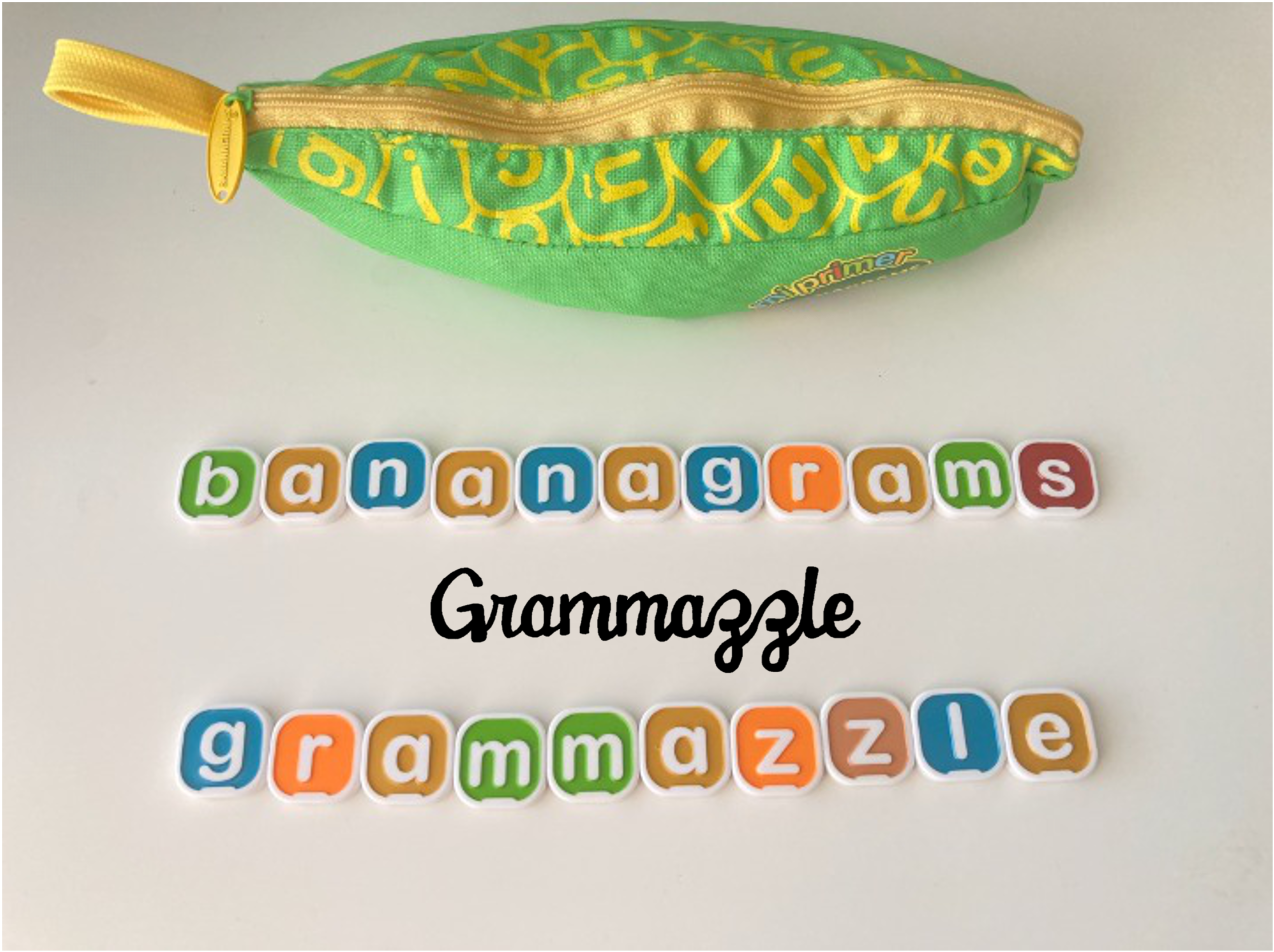 Grammazzle Bananagrams Gramática Juego Letra